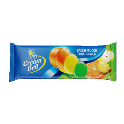 Cream Bell Ice Cream Sacch Much Fruits Punch